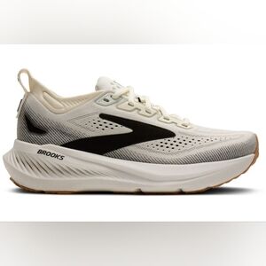 BROOKS GLYCERIN 23 | WOMEN'S | COLOR: WHITE (IVORY)-BLACK-BISCUIT | WIDTH WIDE D